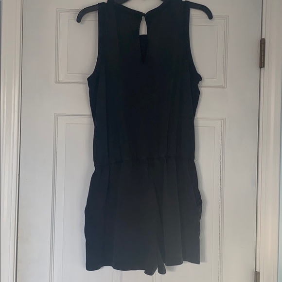 NWOT Adira Washed black sleeveless romper size M - Picture 6 of 14